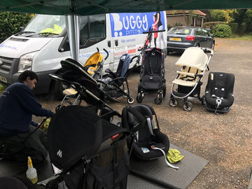 We did it again! Buggy Wash at the A3 Baby Barn Autumn Baby Event